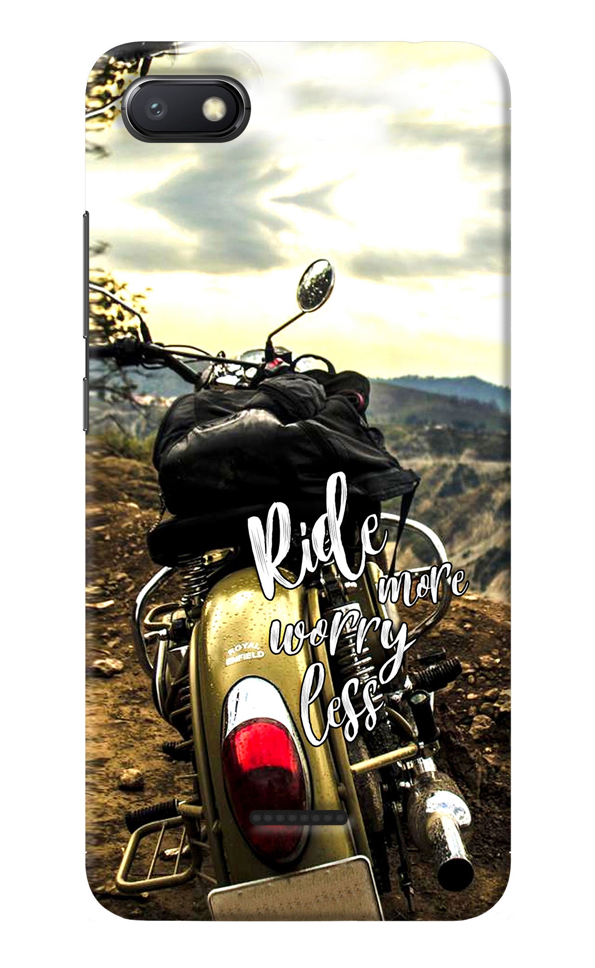 Ride More Worry Less Redmi 6A Back Cover