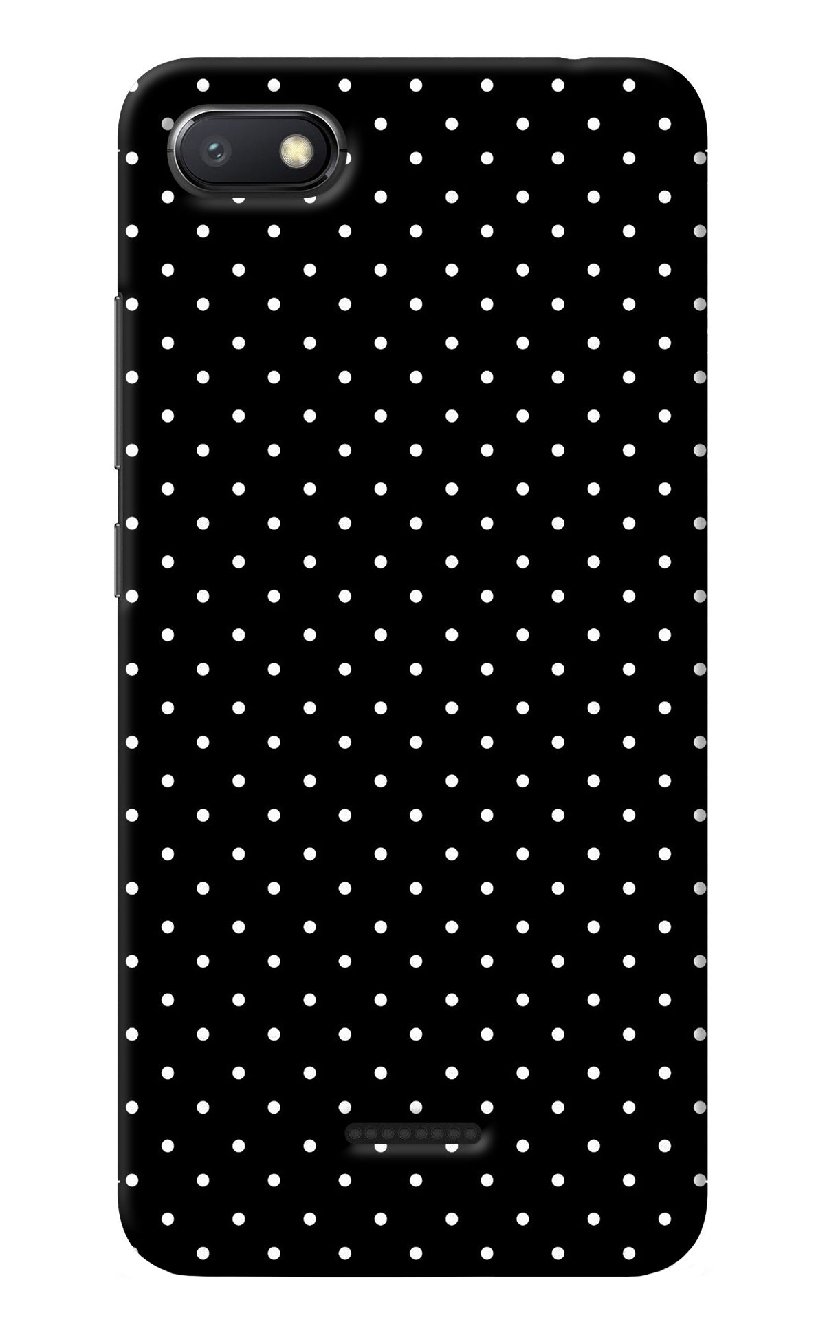 White Dots Redmi 6A Back Cover