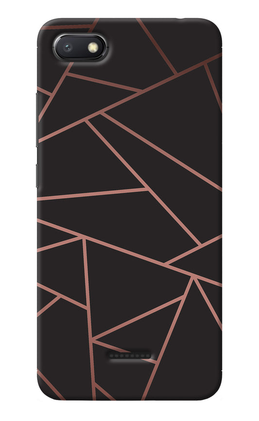 Geometric Pattern Redmi 6A Back Cover