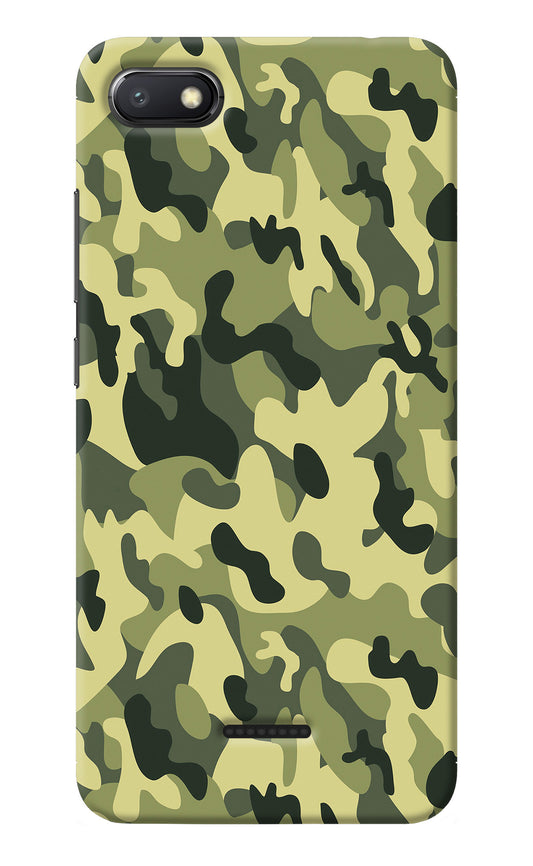 Camouflage Redmi 6A Back Cover