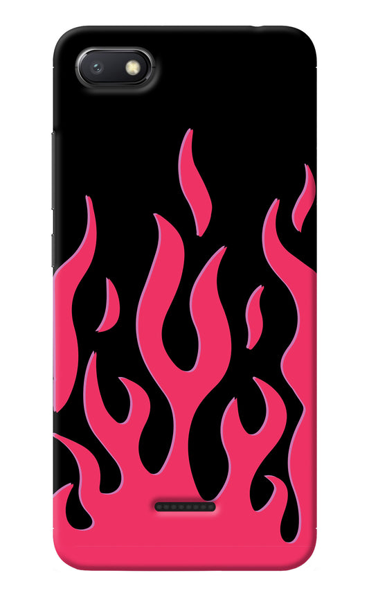 Fire Flames Redmi 6A Back Cover