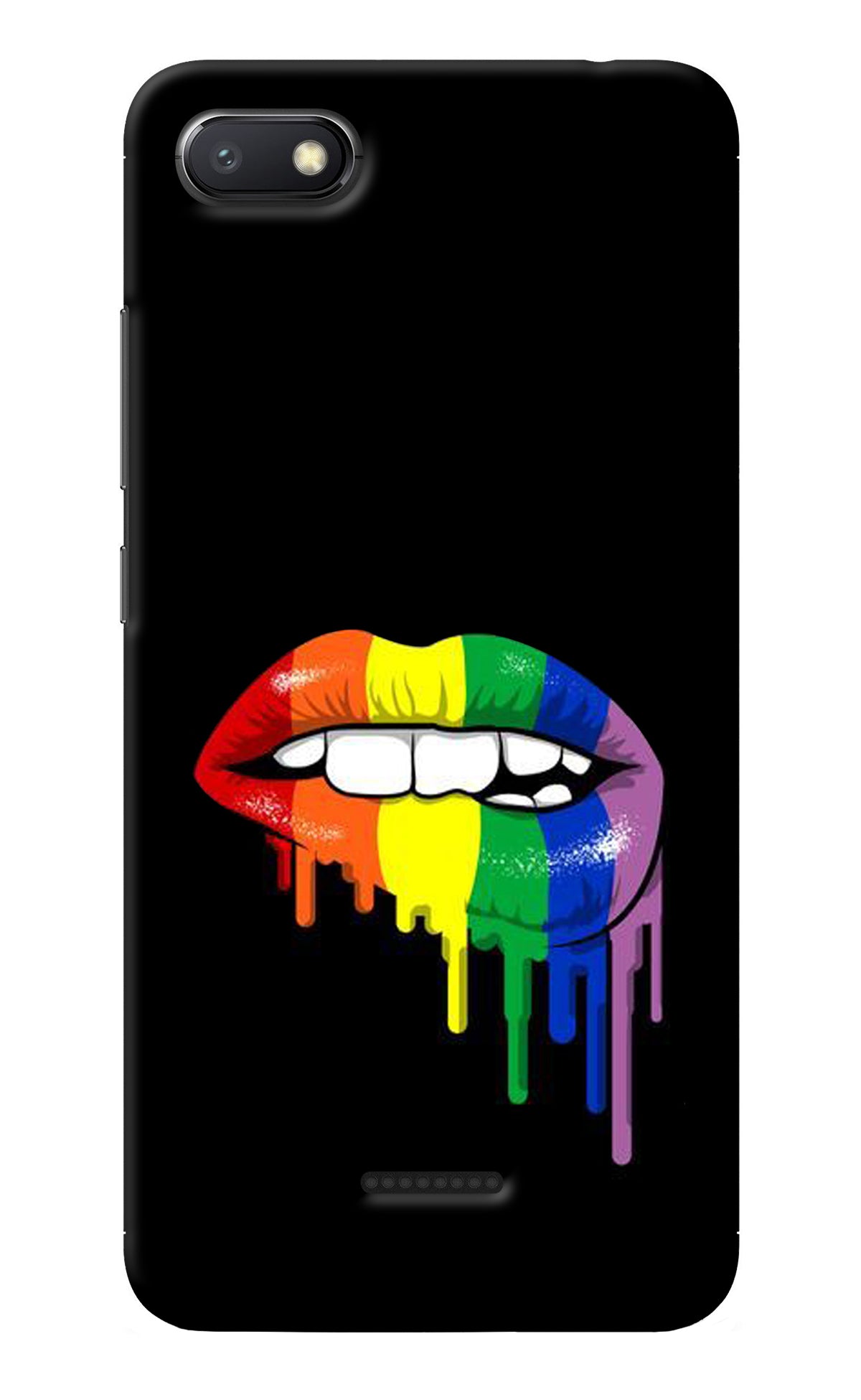 Lips Biting Redmi 6A Back Cover