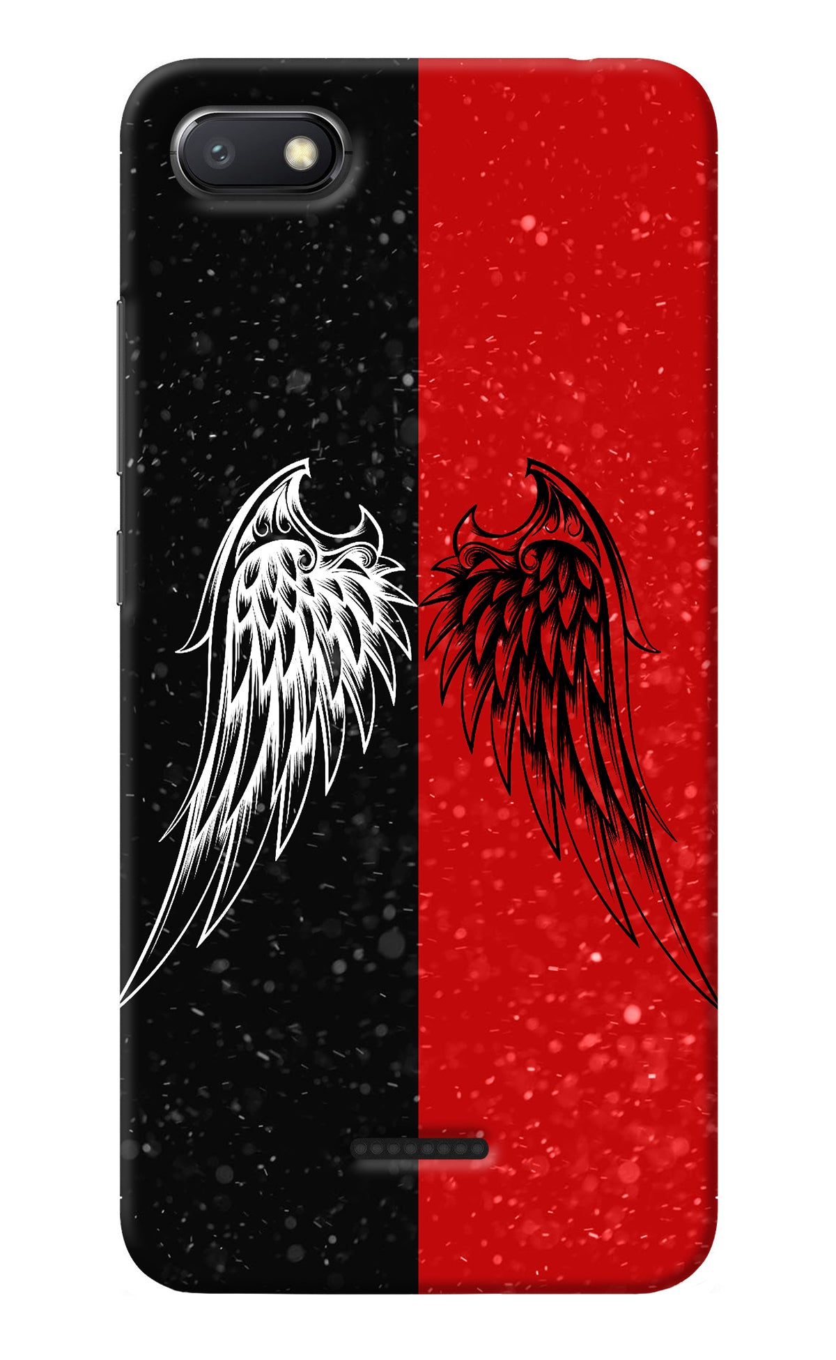 Wings Redmi 6A Back Cover