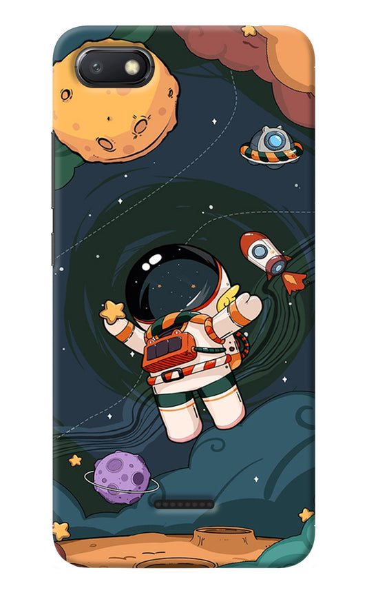 Cartoon Astronaut Redmi 6A Back Cover