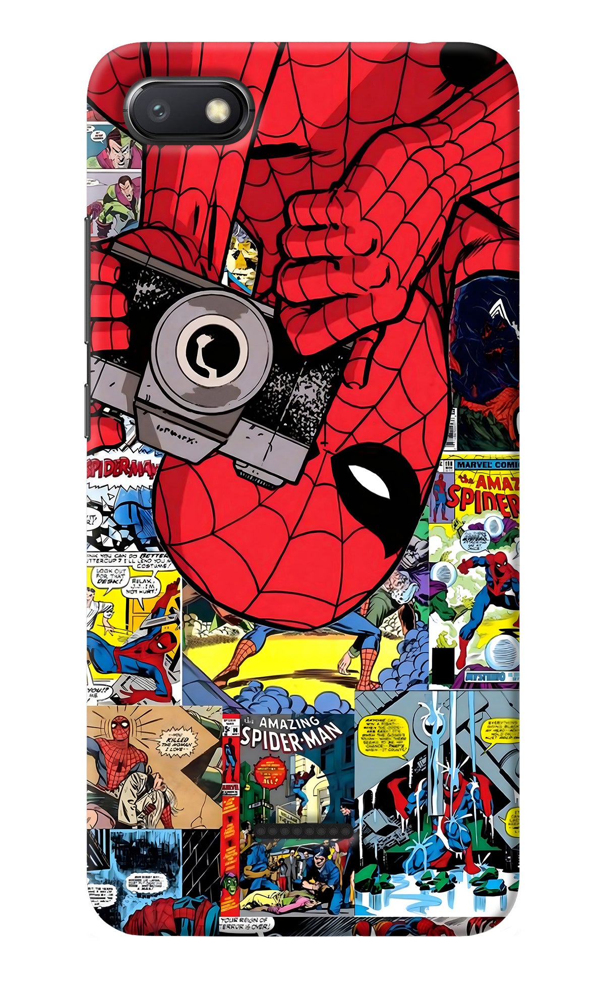 Spider Man Redmi 6A Back Cover