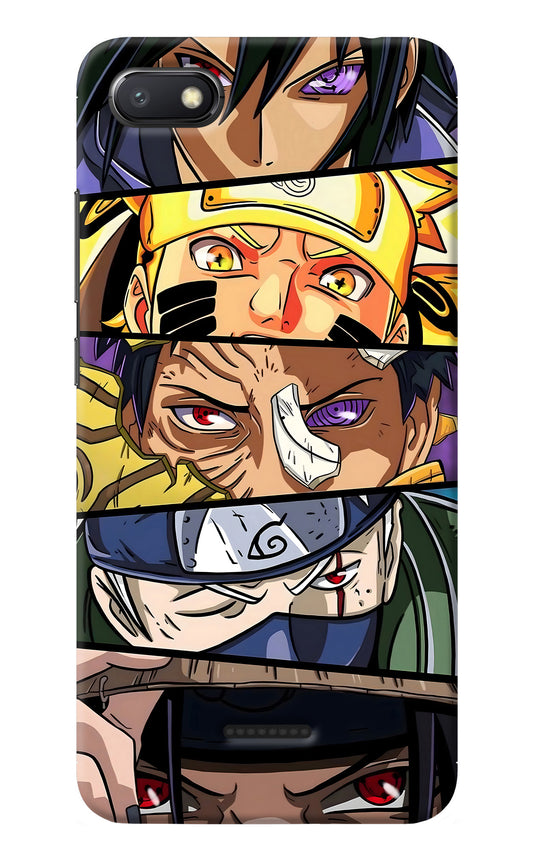 Naruto Character Redmi 6A Back Cover