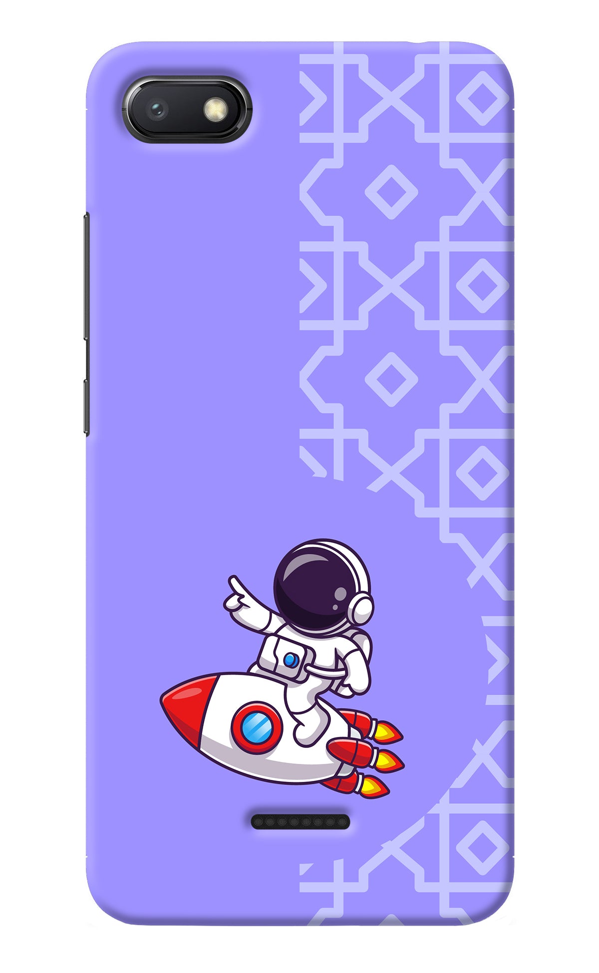 Cute Astronaut Redmi 6A Back Cover