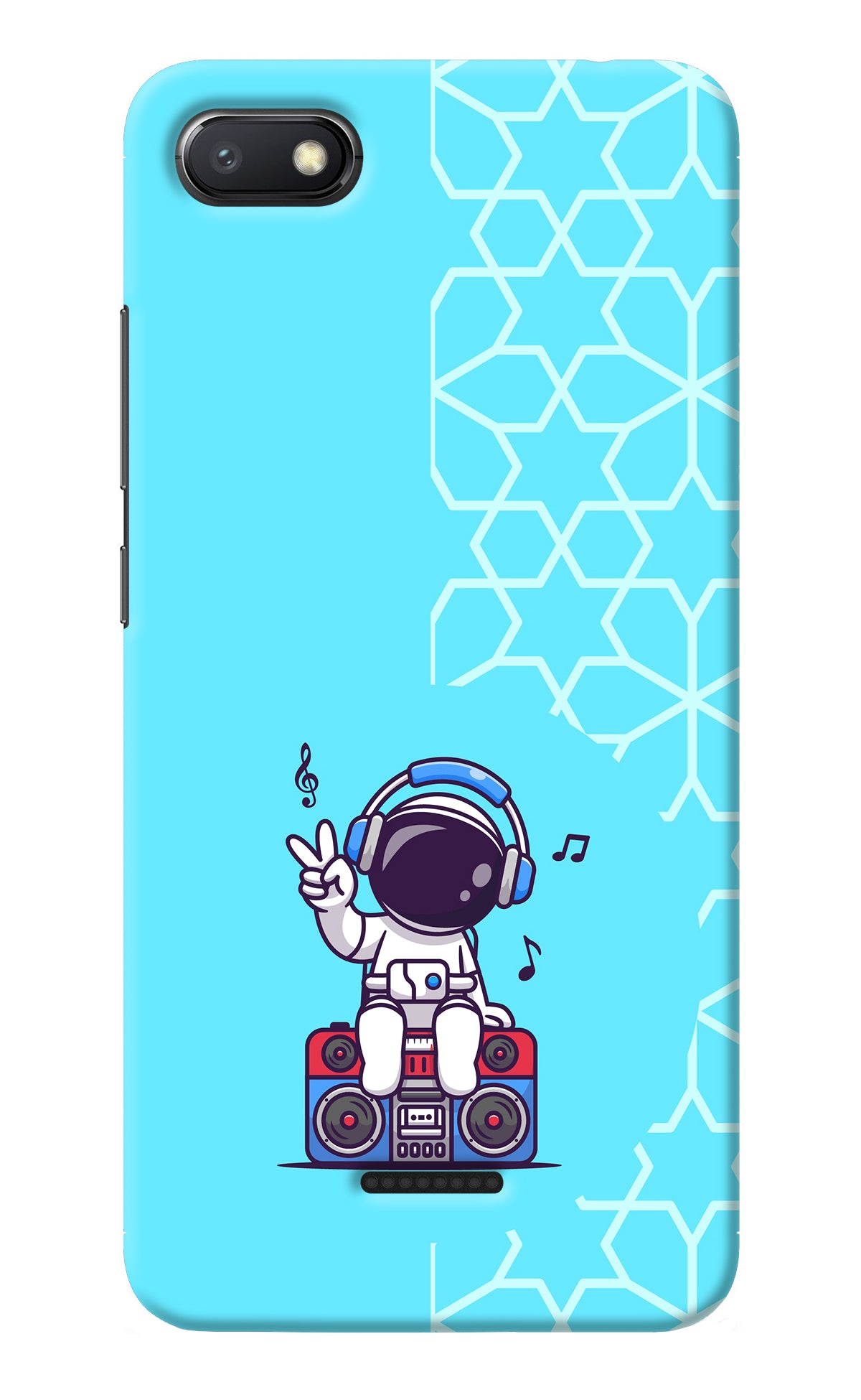 Cute Astronaut Chilling Redmi 6A Back Cover