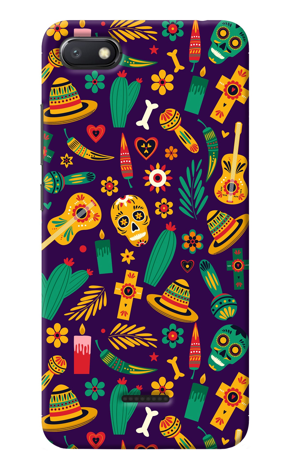 Mexican Artwork Redmi 6A Back Cover