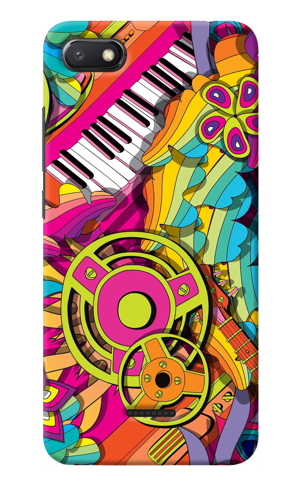 Music Doodle Redmi 6A Back Cover