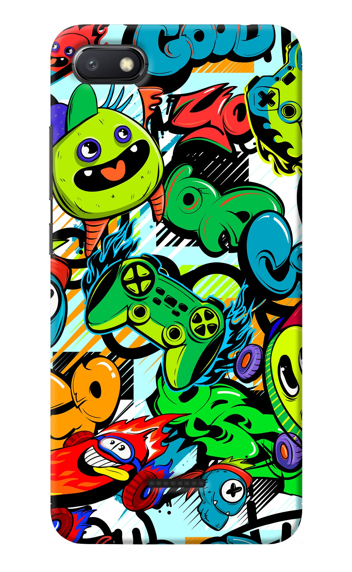 Game Doodle Redmi 6A Back Cover
