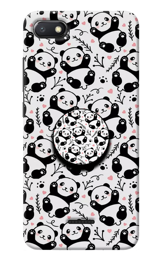Cute Panda Redmi 6A Pop Case