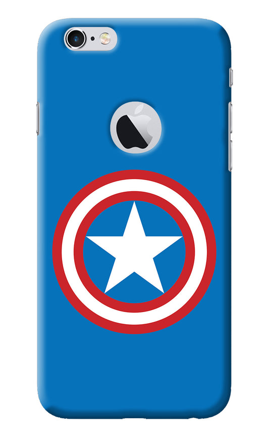 Captain America Logo iPhone 6 Logocut Back Cover