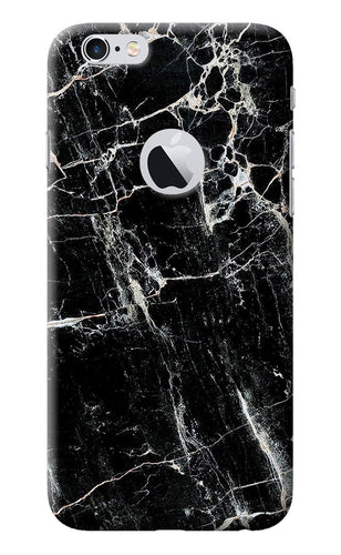 Black Marble Texture iPhone 6 Logocut Back Cover
