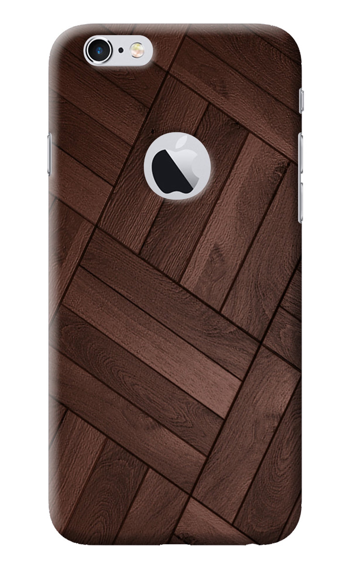 Wooden Texture Design iPhone 6 Logocut Back Cover