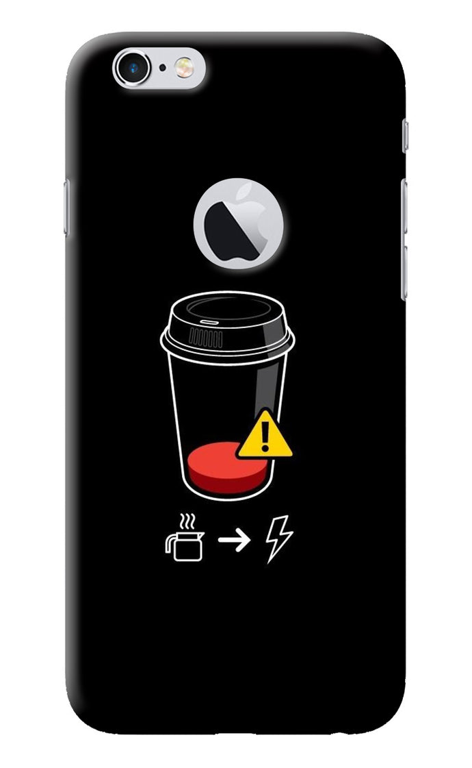 Coffee iPhone 6 Logocut Back Cover