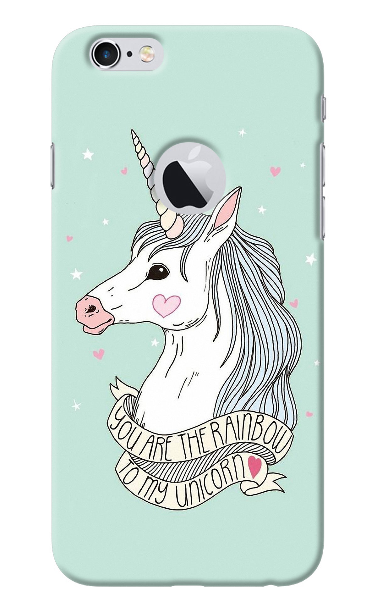 Unicorn Wallpaper iPhone 6 Logocut Back Cover