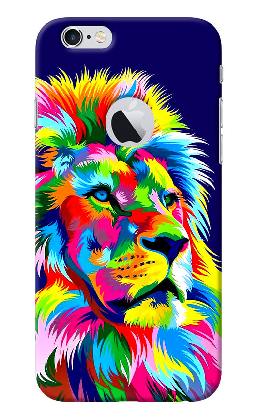 Vector Art Lion iPhone 6 Logocut Back Cover