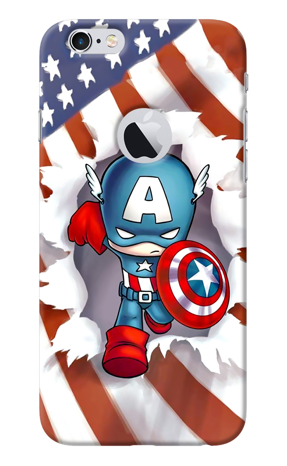 Captain America iPhone 6 Logocut Back Cover