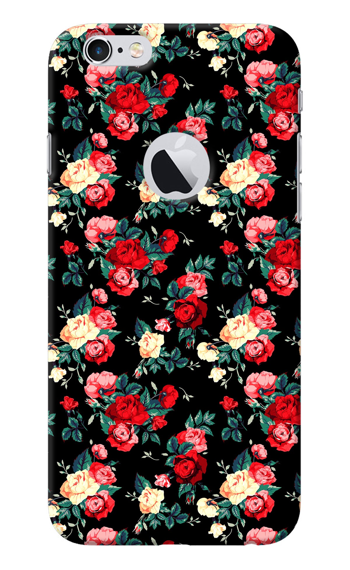 Rose Pattern iPhone 6 Logocut Back Cover