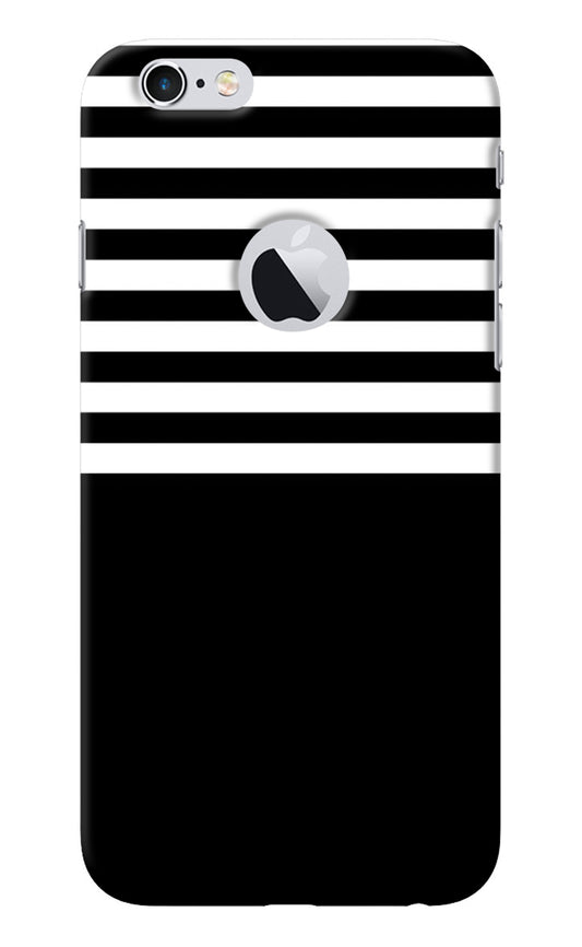 Black and White Print iPhone 6 Logocut Back Cover