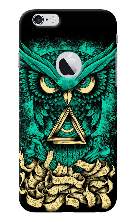 Green Owl iPhone 6 Logocut Back Cover