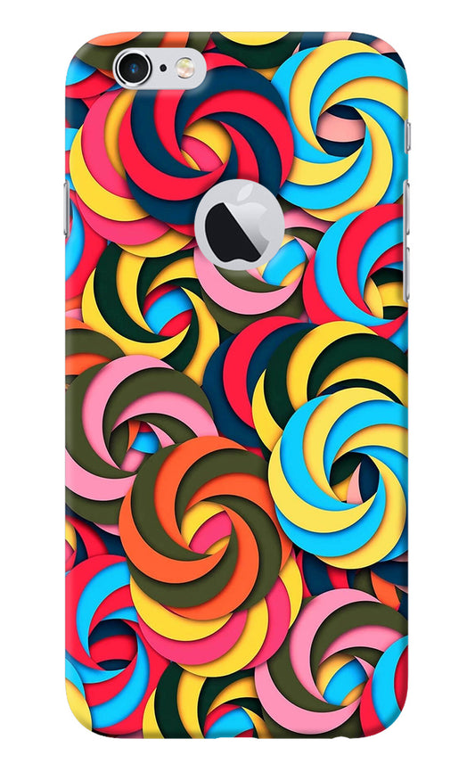 Spiral Pattern iPhone 6 Logocut Back Cover