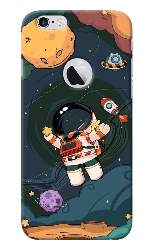 Cartoon Astronaut iPhone 6 Logocut Back Cover