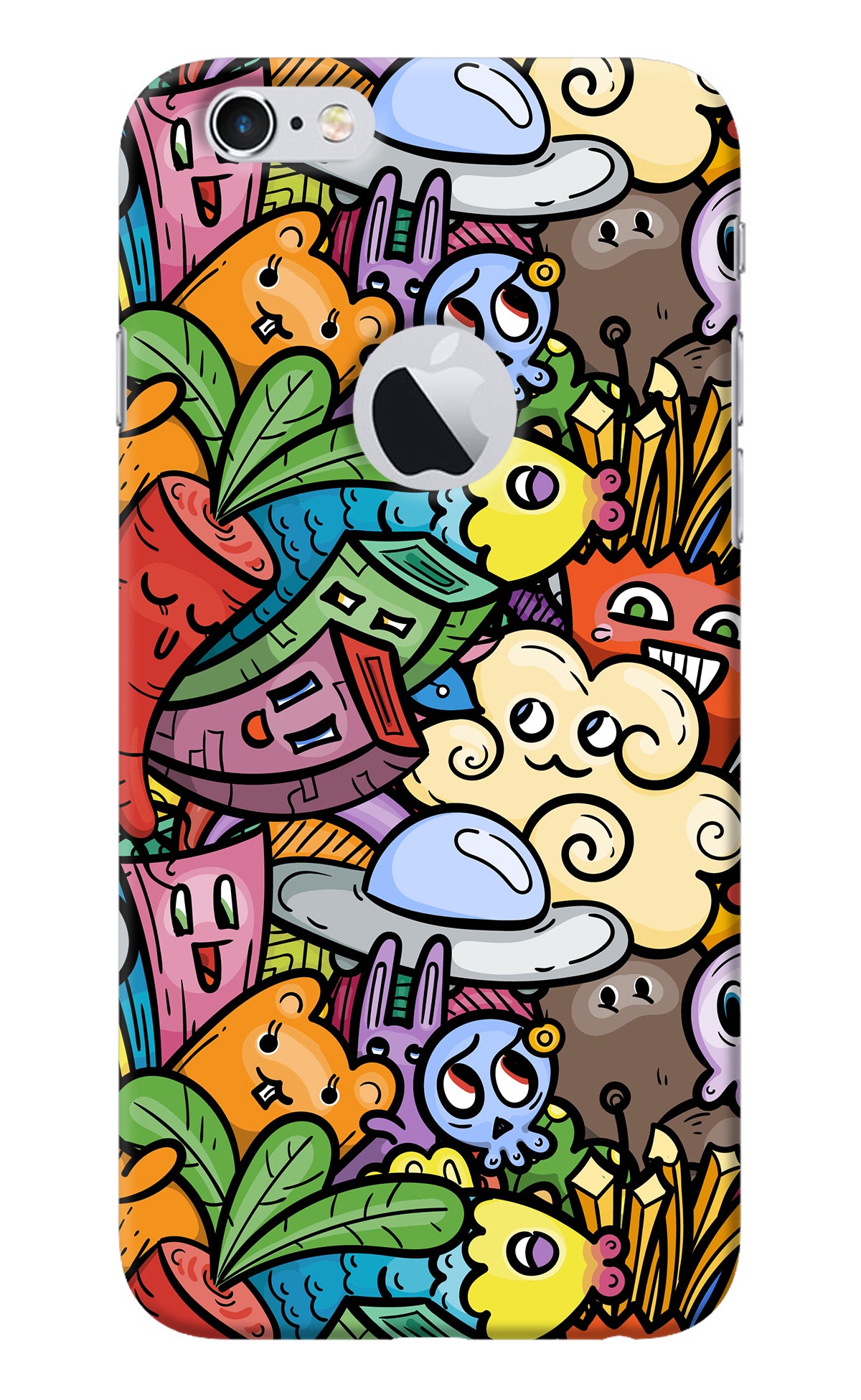 Veggie Doodle iPhone 6 Logocut Back Cover