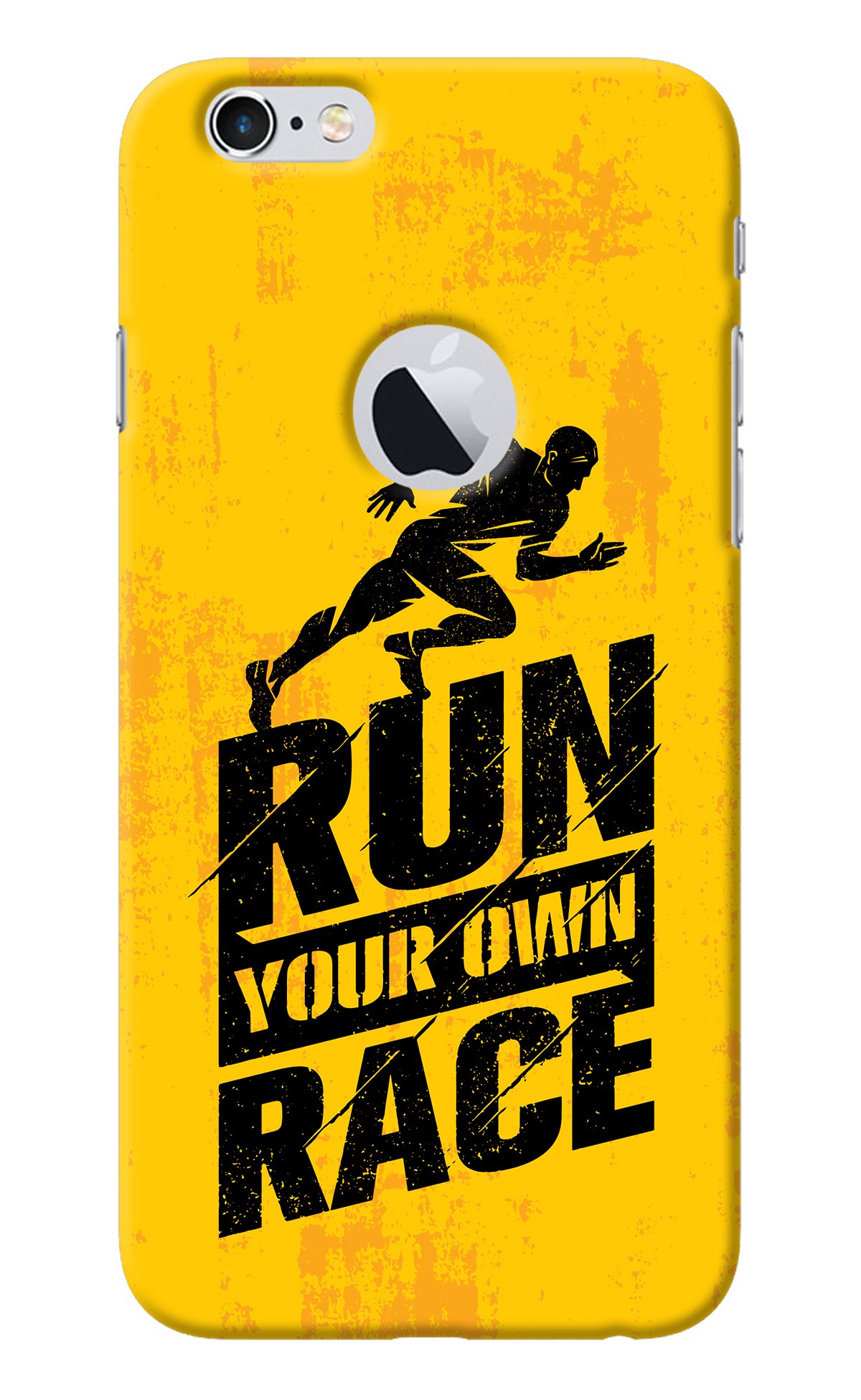Run Your Own Race iPhone 6 Logocut Back Cover