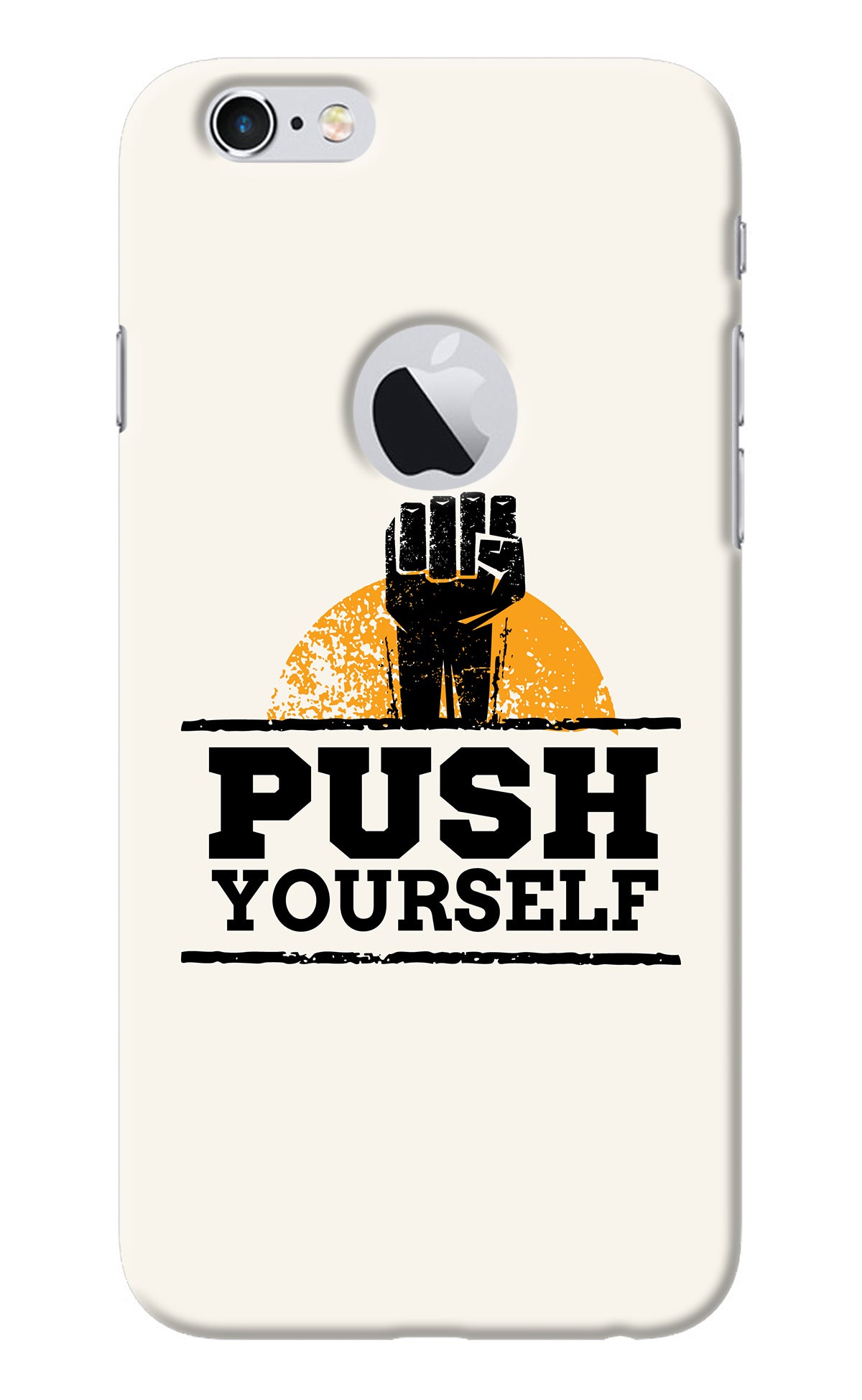 Push Yourself iPhone 6 Logocut Back Cover