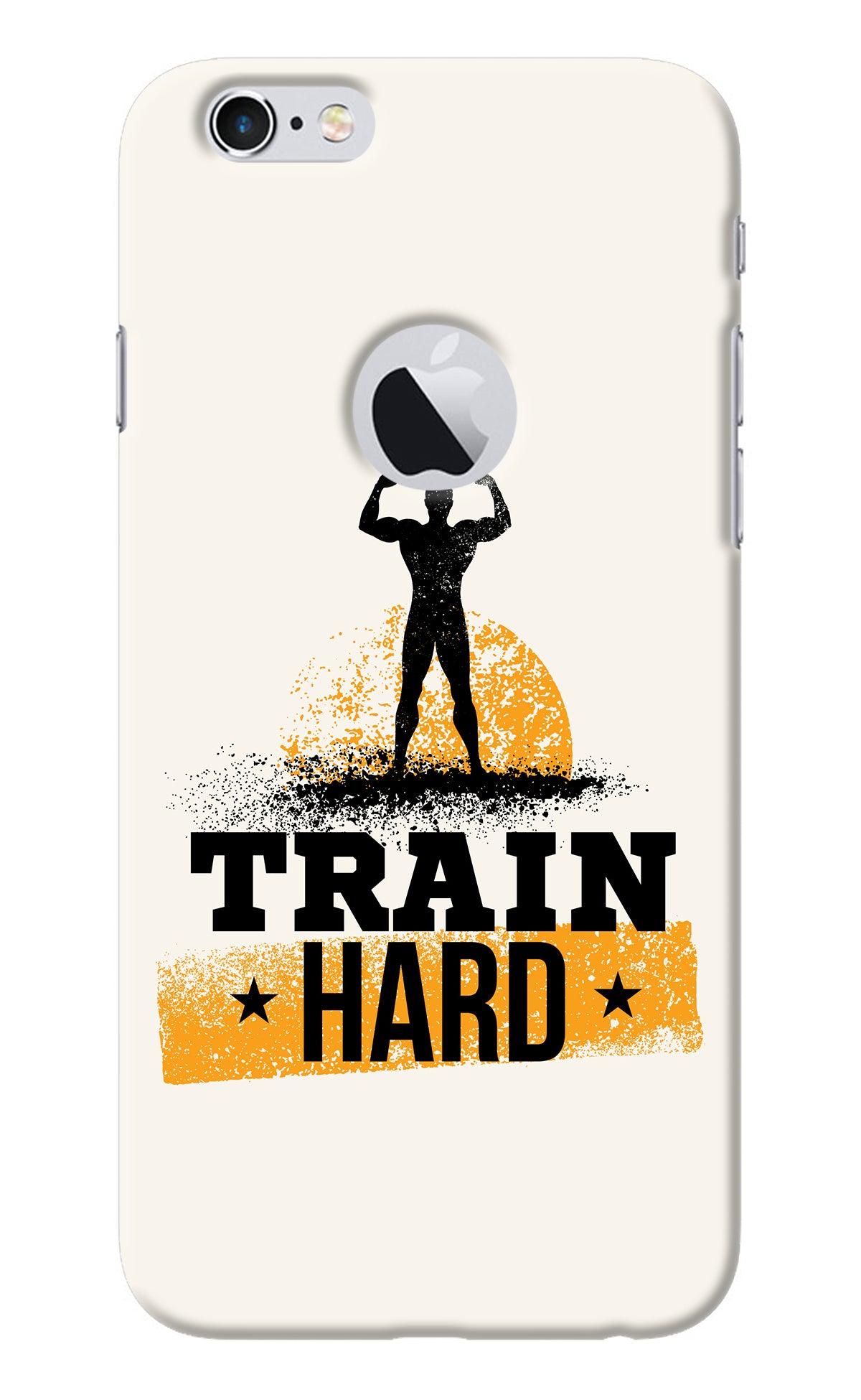 Train Hard iPhone 6 Logocut Back Cover