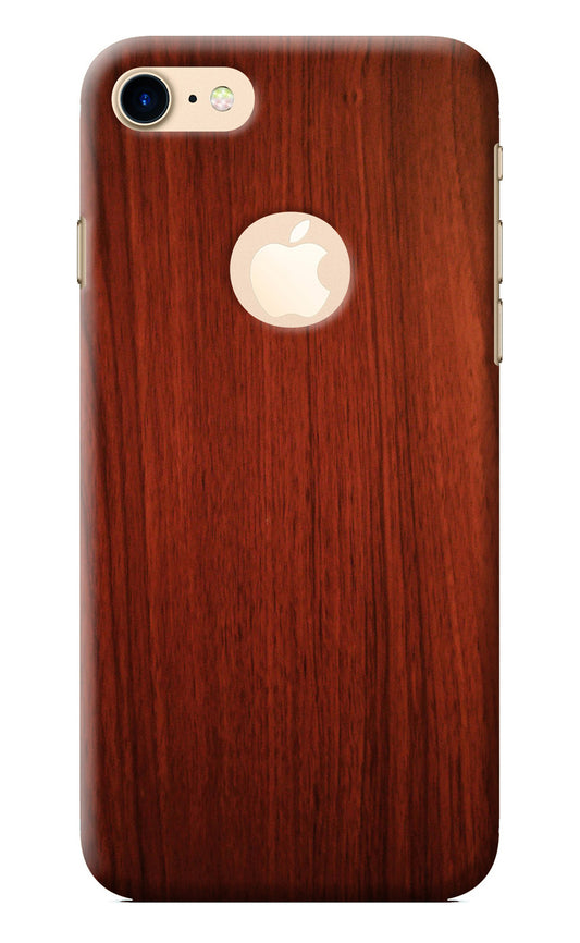 Wooden Plain Pattern iPhone 7 Logocut Back Cover