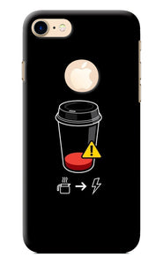 Coffee iPhone 7 Logocut Back Cover
