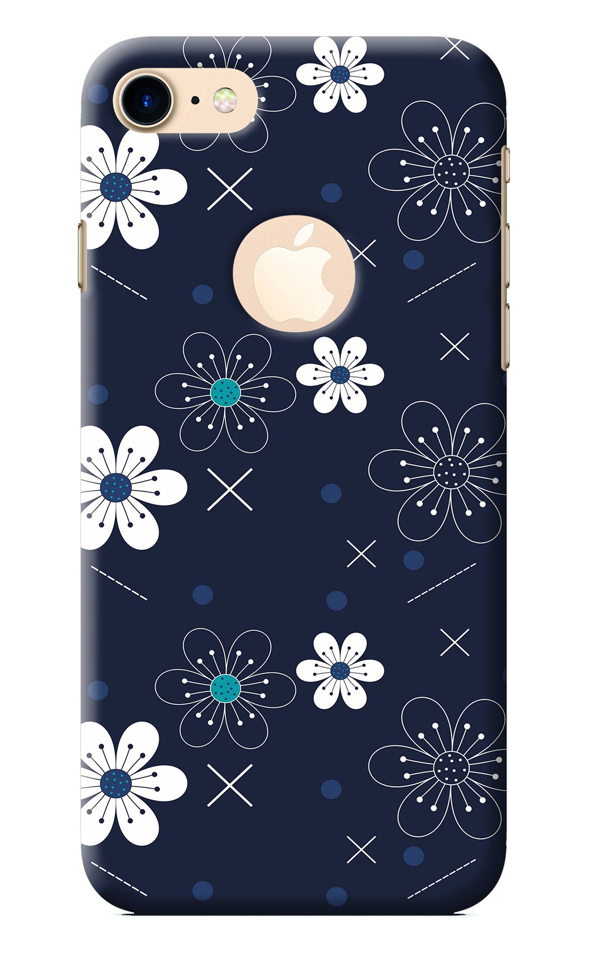 Flowers iPhone 7 Logocut Back Cover