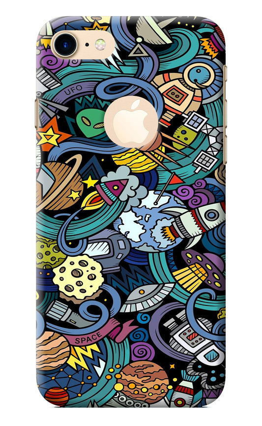 Space Abstract iPhone 7 Logocut Back Cover