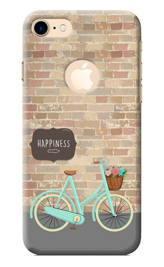 Happiness Artwork iPhone 7 Logocut Back Cover