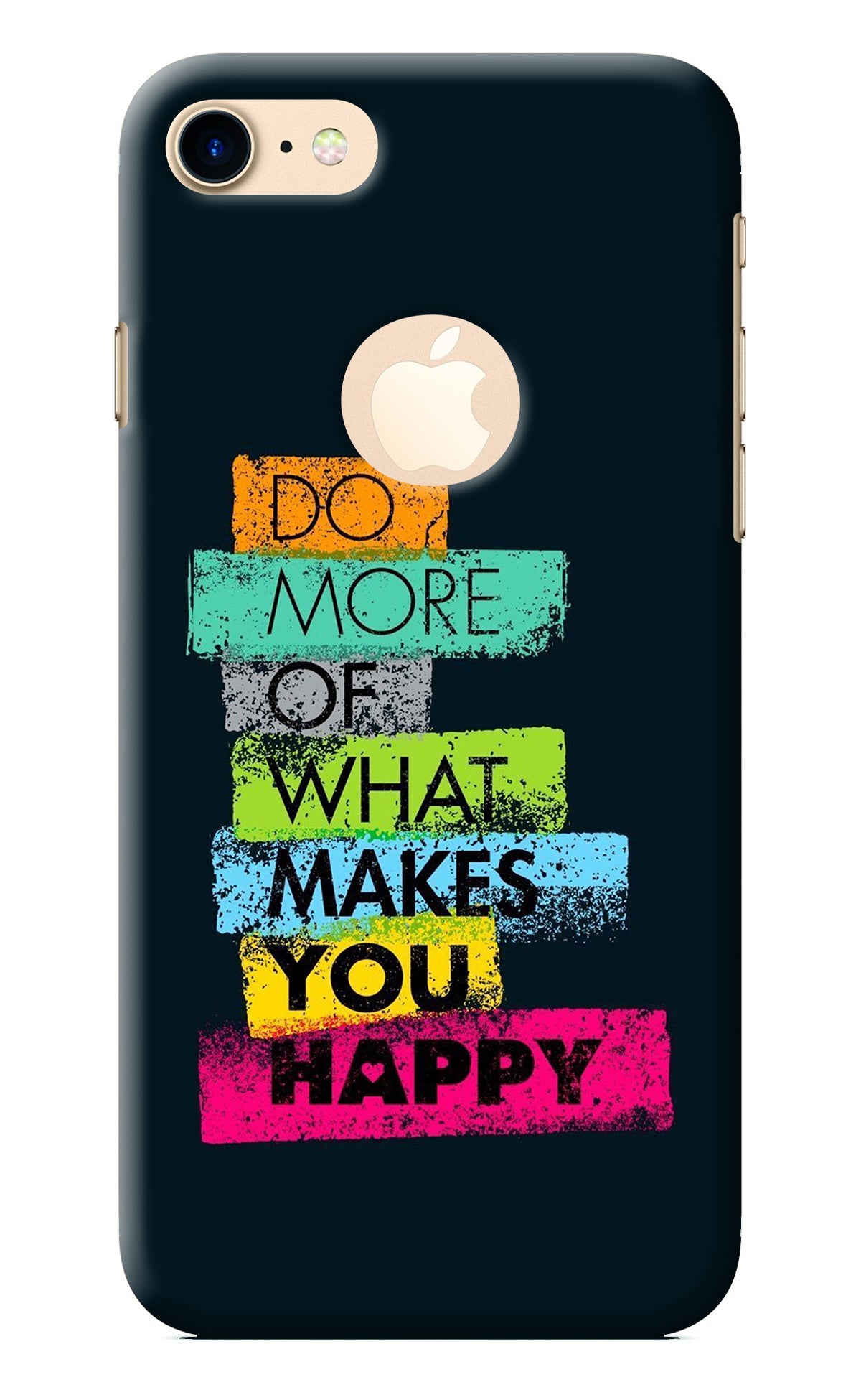 Do More Of What Makes You Happy iPhone 7 Logocut Back Cover