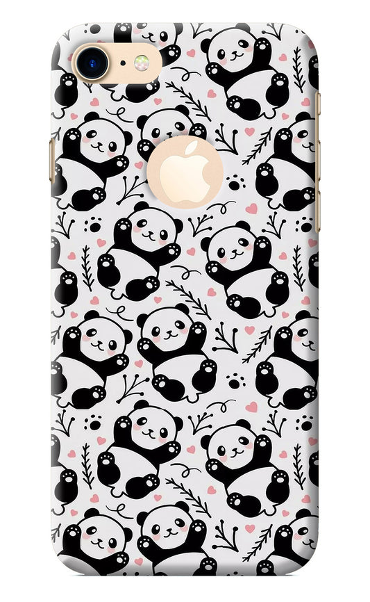 Cute Panda iPhone 7 Logocut Back Cover