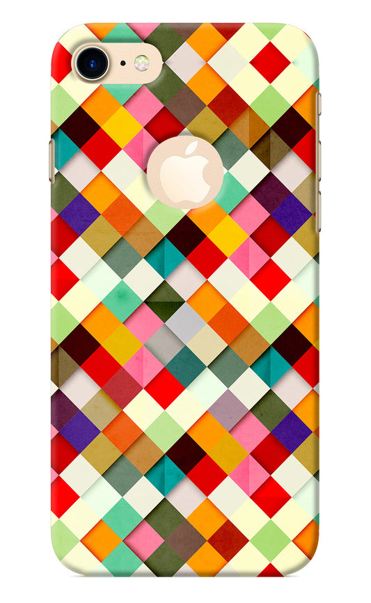 Geometric Abstract Colorful iPhone 7 Logocut Back Cover