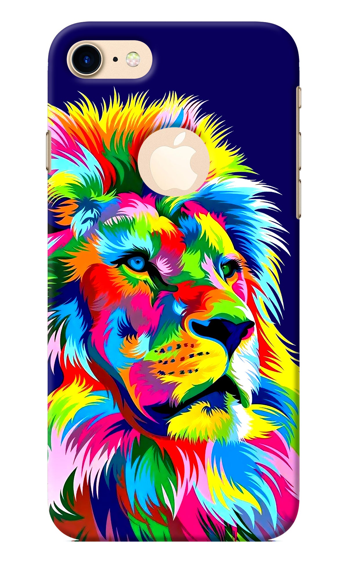 Vector Art Lion iPhone 7 Logocut Back Cover