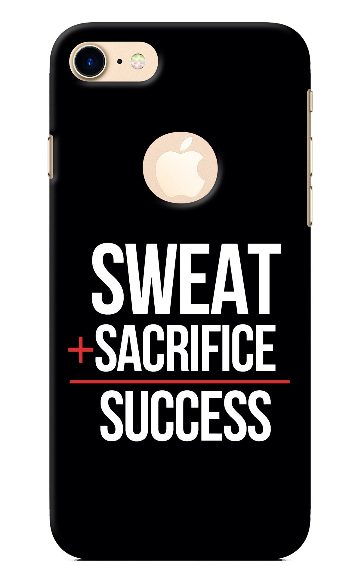 Sweat Sacrifice Success iPhone 7 Logocut Back Cover