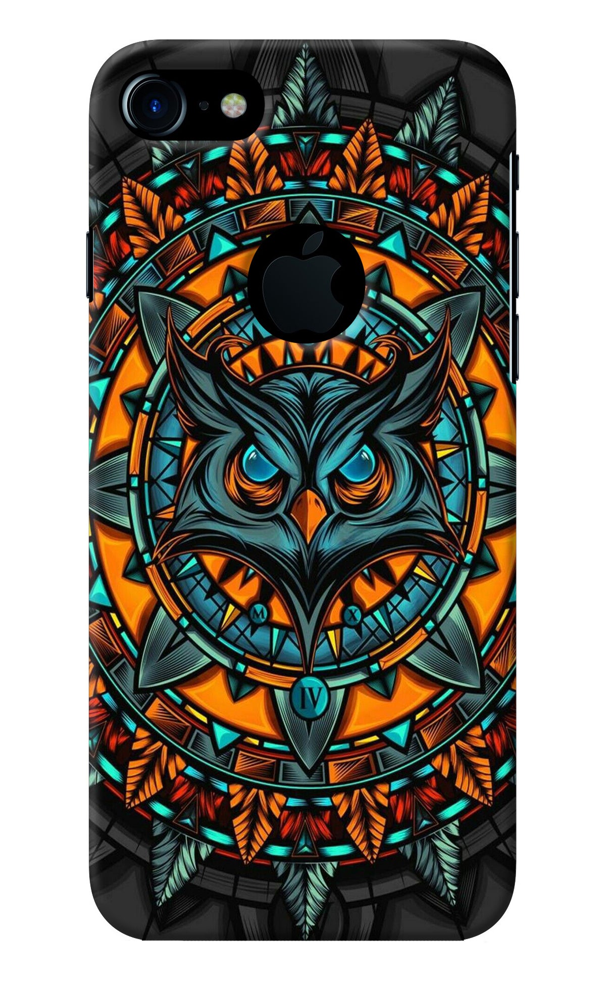 Angry Owl Art iPhone 7 Logocut Back Cover