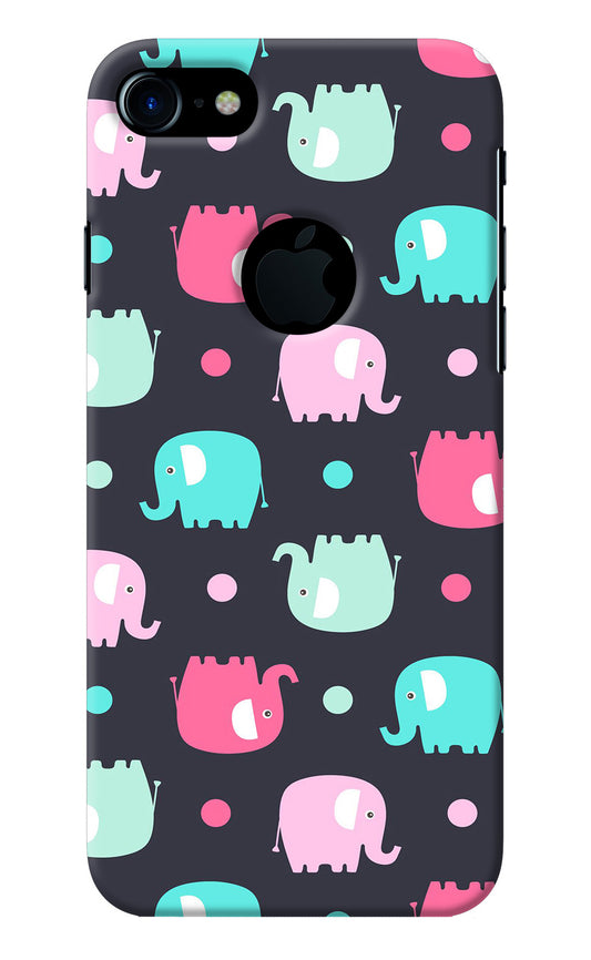 Elephants iPhone 7 Logocut Back Cover