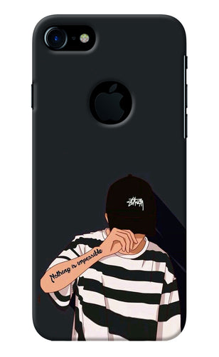 Aesthetic Boy iPhone 7 Logocut Back Cover