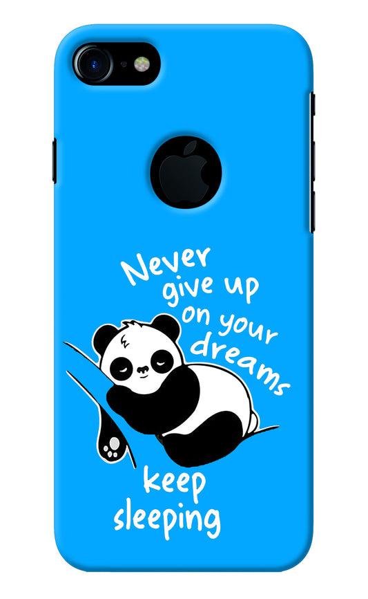 Keep Sleeping iPhone 7 Logocut Back Cover