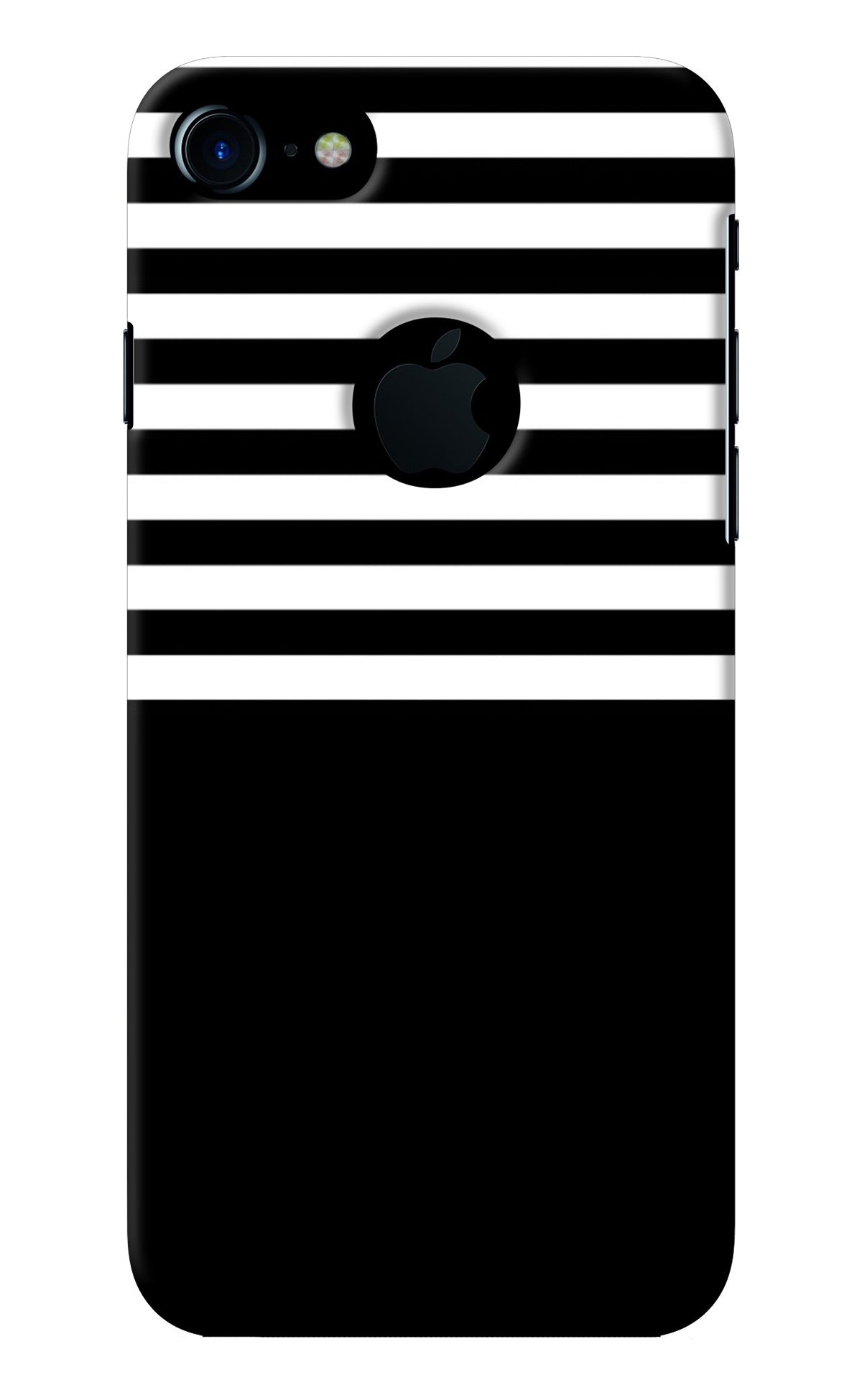 Black and White Print iPhone 7 Logocut Back Cover