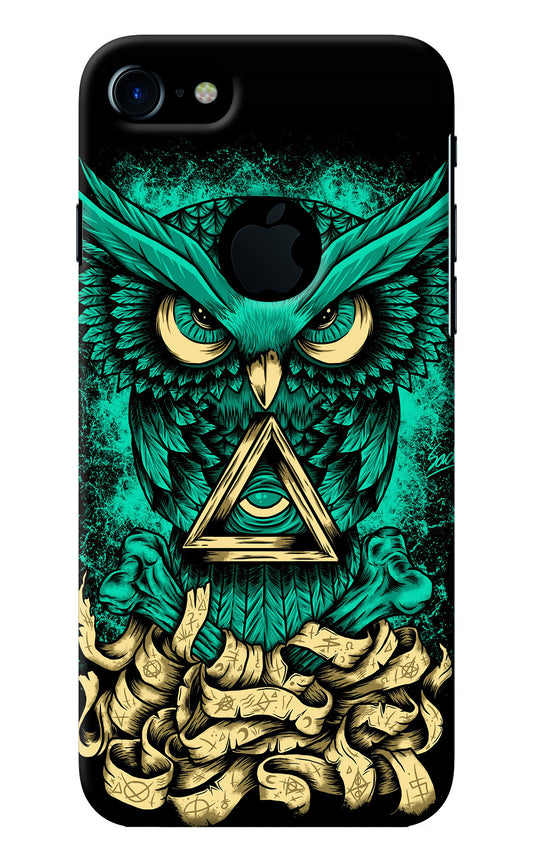 Green Owl iPhone 7 Logocut Back Cover