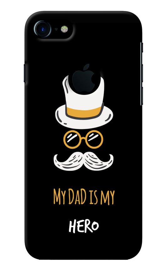 My Dad Is My Hero iPhone 7 Logocut Back Cover