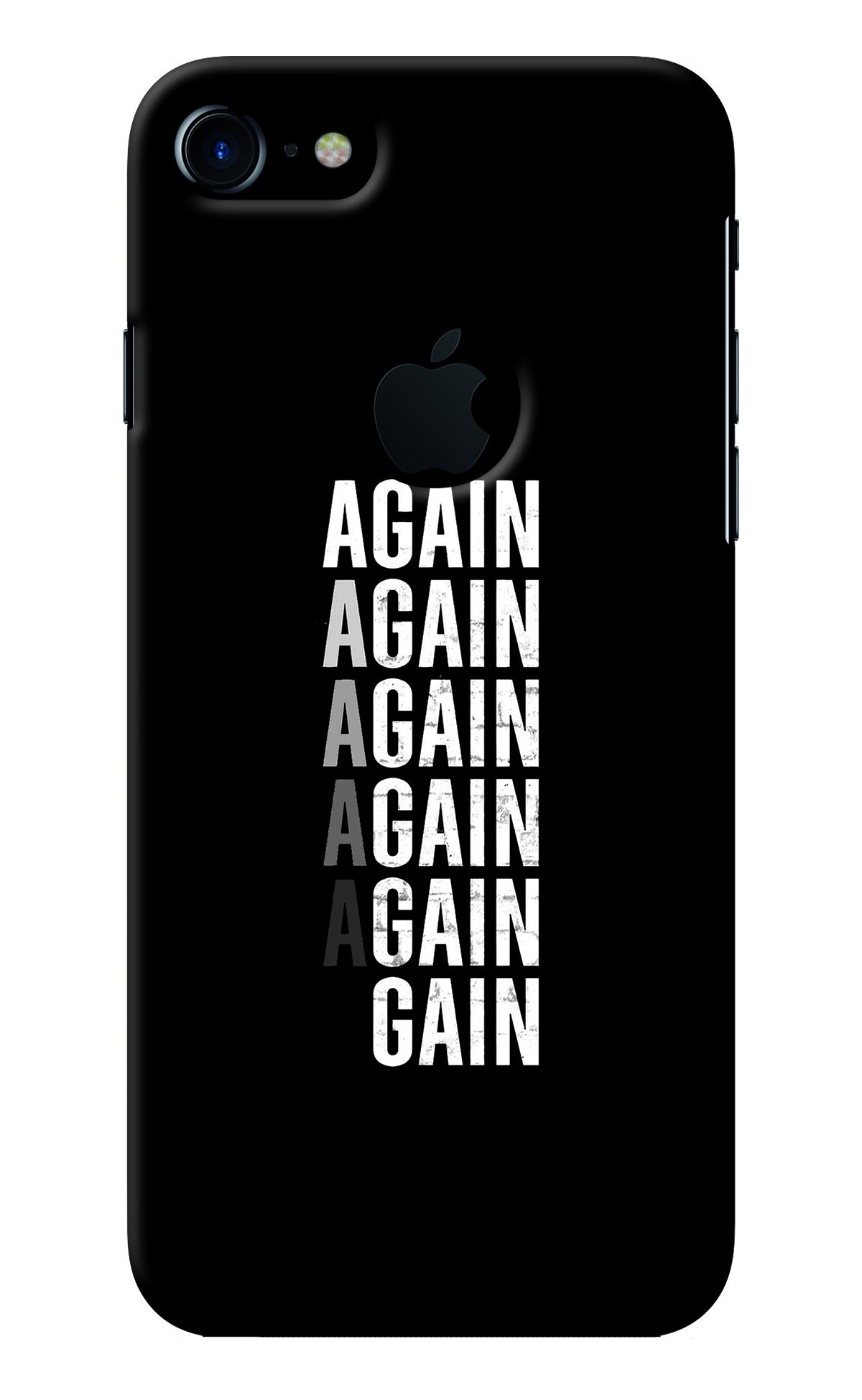 Again Again Gain iPhone 7 Logocut Back Cover